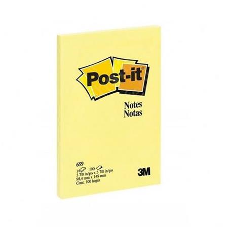 Post-it 659 Not Sarı 100 yaprak 102x152mm